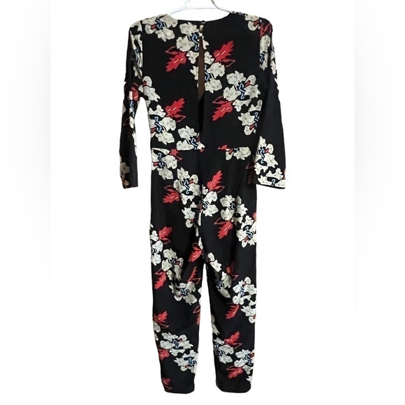TOP Shop Floral long sleeve Jumpsuit - Picture 2 of 6